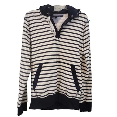 Tommy Hilfiger Sweatshirt Hoodie Red White Blue American Nylon Hood Womens Small - Image 1 of 4