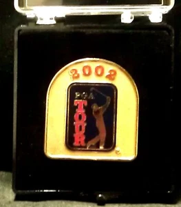Collectible 2002 PGA Tour Golf Ball Swing Lapel Tie Hat Pin Sports Sport NEW #DL - Picture 1 of 1