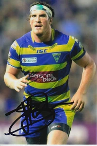 WARRINGTON WOLVES HAND SIGNED BEN HARRISON 6X4 PHOTO 14. - Picture 1 of 1