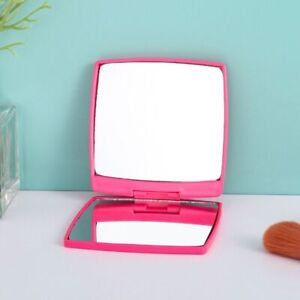 Anti-rust Square Handheld Mirror Double-sided Folding Magnifying Mirror  Girl