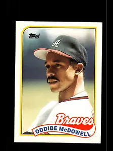 Atlanta Braves Oddibe McDowell #78T Topps Baseball Near Mint or Better top - Picture 1 of 2