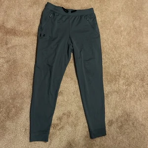Under Armour Boys Youth Pennant Jogger Pant Sweatpants 1367164. Blue Gray - Picture 1 of 4
