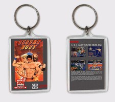 3 count bout neo geo keychain keyring
