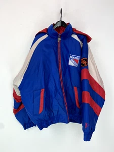 NHL New York Rangers Pro Player Collectible Signed Blue Bomber Jacket Size XL - Picture 1 of 15