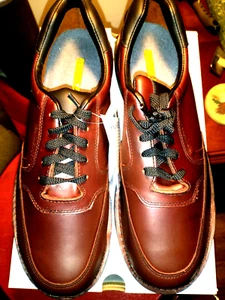 NEU ~WALKABOUT ~ FOOTONIC II ~ EVA-TECH ~ Schnellgriff ~ braune Lederschuhe ~ Gr. 15E - Bild 1 von 7