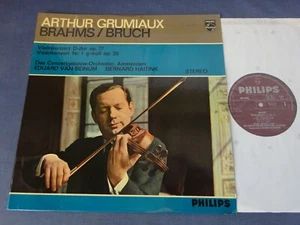 PLUM BRAHMS / BRUCH - VIOLIN CONCERTOS LP, Haitink, Grumiaux, PHILIPS SAL 3526 - Foto 1 di 4