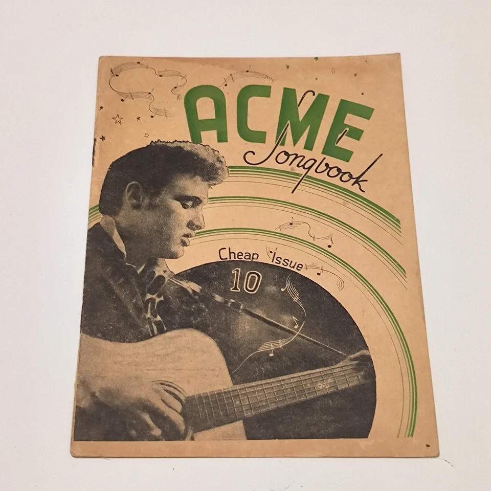 Elvis Presley on cover indonesia vintage ACME song book  - 1955RARE - Image 1 of 4