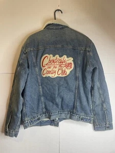 EN MANO Rara LDR Lana Del Rey Chemtrails Sherpa Chaqueta Denim Levis Nueva Mediana - Imagen 1 de 6