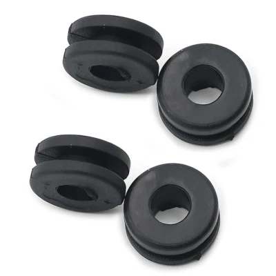 4PCS For Yamaha DT Rubber Grommet Mount Battery Box Side Cover Set 90480-12053 - Image 1 of 4