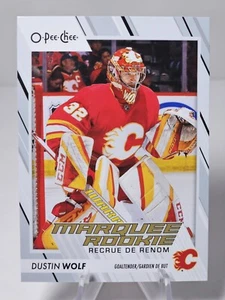2023-24 O-Pee-Chee Dustin Wolf #574 Marquee Rookie Calgary Flames - Picture 1 of 2