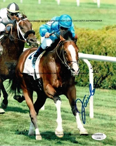 JAVIER CASTELLANO SIGNED 8x10 - 2023 Kentucky Derby Winner Jockey - J.S.A. Cert. - Picture 1 of 3