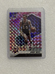 2020-21 Panini Mozaic Jerry West LA Lakers All-Time Greats Pink Camo Prizm #293 - Picture 1 of 2