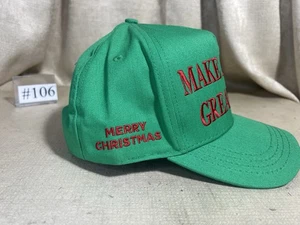 Mütze Frohe Weihnachten grün/rot MAGA von Cali Fame. 45-47 RAR Trump 2024 #106 - Bild 1 von 5