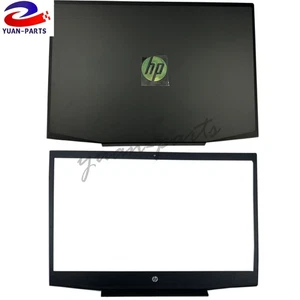 New HP Pavilion 15-CX 15T-CX 15-cx0071nr LCD Back Cover Lid Bezel Green Logo US - Bild 1 von 8