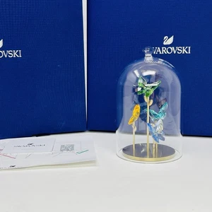 Swarovski Crystal Jungle Beats Butterfly Bell Jar Figurine 5619219 New MIB - Picture 1 of 24