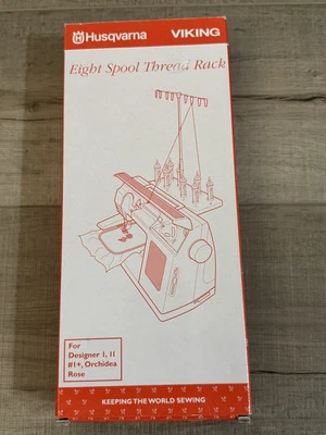 Husqvarna Viking Sewing Machine 8 Spool Holder Stand Thread Rack, #4124816-02 - Image 1 of 4