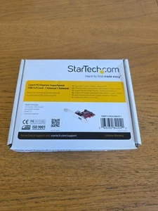StarTech 2 Port PCI Express SuperSpeed USB 3.0 Karte 1 intern 1 extern - Bild 1 von 3