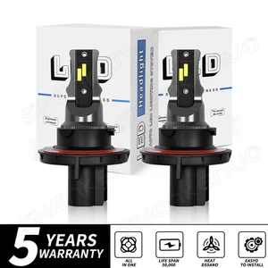 2x 9008/H13 LED Headlight Bulb for Kia Soul 2014 2015 2016 2017 2018 2019 Hi/Low - Picture 1 of 9