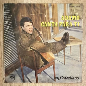 ADAMO CANTA PARA TI EN CASTELLANO LP Latin Vinyl 1969 Argentina Print VG - Picture 1 of 3