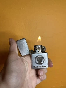 Vintage 1950s Red Devil Tools Zippo Lighter - Picture 1 of 5