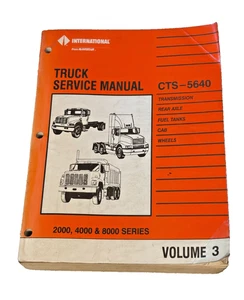 Manual de servicio International Truck CTS-5640 Series 2000, 4000, 8000 - Volumen 3 - Imagen 1 de 4