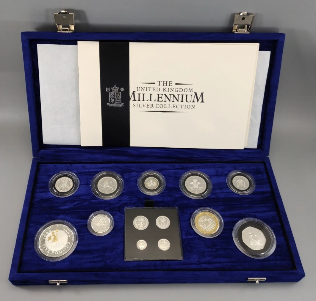 コレクション 2000 Sterling Silver Proof Coin Set 2000 UK Proof Coin Sets for sale | eBay