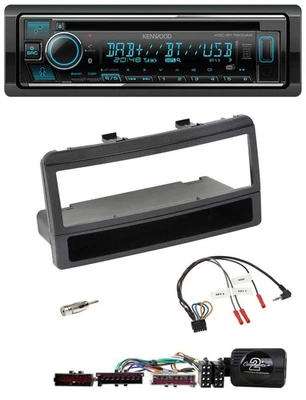 Kenwood Lenkrad Bluetooth DAB USB CD Autoradio für Ford Focus Escort Fiesta schw - Bild 1 von 4