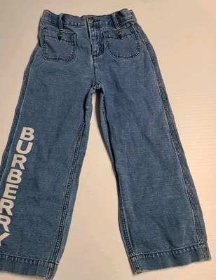 BURBERRY LONDON Blue  DENIM JEAN PANTS GIRLS 10 - Image 1 of 4