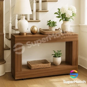 Console Coffee Side End Sofa Couch Entrance Foyer TV Shelf Plant Flower Stand - Picture 1 of 11