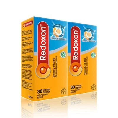 REDOXON Triple Acción Vit C 1000mg & Vit. Tableta efervescente D & Zinc (30 X 2) Foto 1 de 4