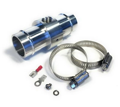 Inline Radiator Hose Temperature Sensor Adapter 3/8 NPT - Image 1 of 3