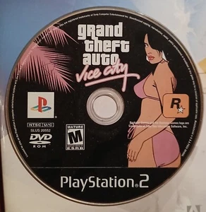 Sony Playstation PS2 Grand Theft Auto Vice City (getestet, funktionsfähig) NUR DISC  - Bild 1 von 1