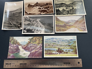 Collection of 17 Postcards some used, UK Holidays 1950s.