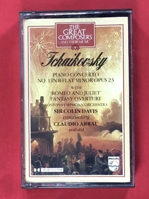 Tchaikovsky piano concerto no.1 Boston Symphony Orchestra Philips No. 4 Cassette - Image 1 of 4