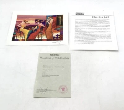 Charles Lee Musical Ladies Trio Artwork And Certified Enclosed Prints Mixed Lot - Image 1 of 4