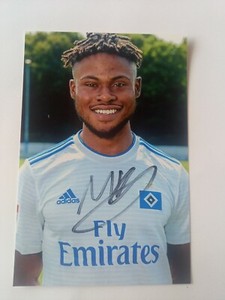 Signed Photo Moritz Broni Kwarteng Hamburger SV NEW (2)