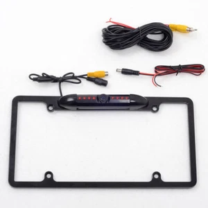 Reverse Backup Cameras Universal US American Size Number Plate Frames Waterproof - Picture 1 of 6