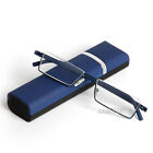 High Quality Blue Unisex Elastic Reading Glasses with Frame For the Elderly Box