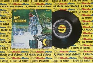 LP 45 7"TONY CUCCHIARA L'amore dove sta Molly may 1973 italy no cd mc vhs dvd