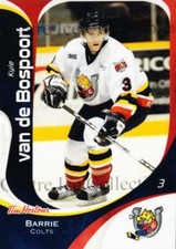 2007-08 Barrie Colts #3 Kyle van de Bospoort