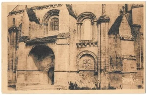 La Façade Romane de l'Eglise de BENET en Vendée 85 CPA Précurseur non circulée  - Picture 1 of 2
