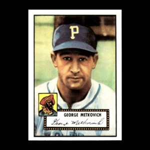 George Metkovich 1983 Topps 1952 Reprint Series Pittsburgh Pirates #310 NM+ Pack