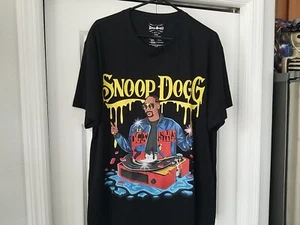 Snoop Dogg Supply Graphic Tee T-Shirt Size XL Black Doggy Style Awesome Look New - Picture 1 of 7