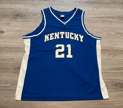 Camiseta deportiva de baloncesto vintage de Kentucky Wildcats #21 Tayshaun Prince College para hombre XL Foto 1 de 4