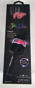 Micrófono y altavoz de karaoke LED Glam Nation Star Glow con cambiador de voz - Imagen 1 de 11