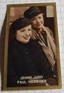JENNY JUGO & PAUL HÖRBIGER | Film Photo - Trading Card #3377