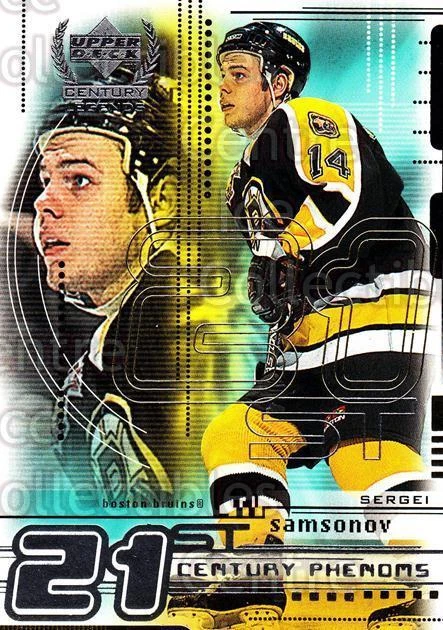 1999-00 UD Century Legends #71 Sergei Samsonov - Image 1 of 1