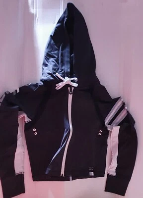 SUPER SPEED SPORT CREMALLERA TOP SUDADERA CON CAPUCHA AZUL MARINO NUEVO CON ETIQUETAS PRECIO DE VENTA SUGERIDO POR EL FABRICANTE 59,99 £ TALLA XL PARA MUJER SUPERDRY Foto 1 de 4