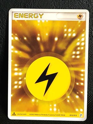 Lightning Energy 015/015 1st Edition Pokemon Card Japanese Nintendo Vintage - Image 1 of 4