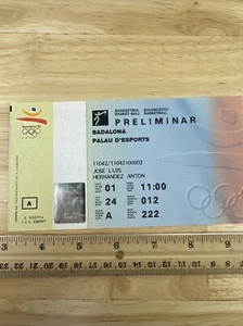Ticket Olympic Games BARCELONA 1992 - BASKETBALL 1.08.92 (women USA - China) - Picture 1 of 6